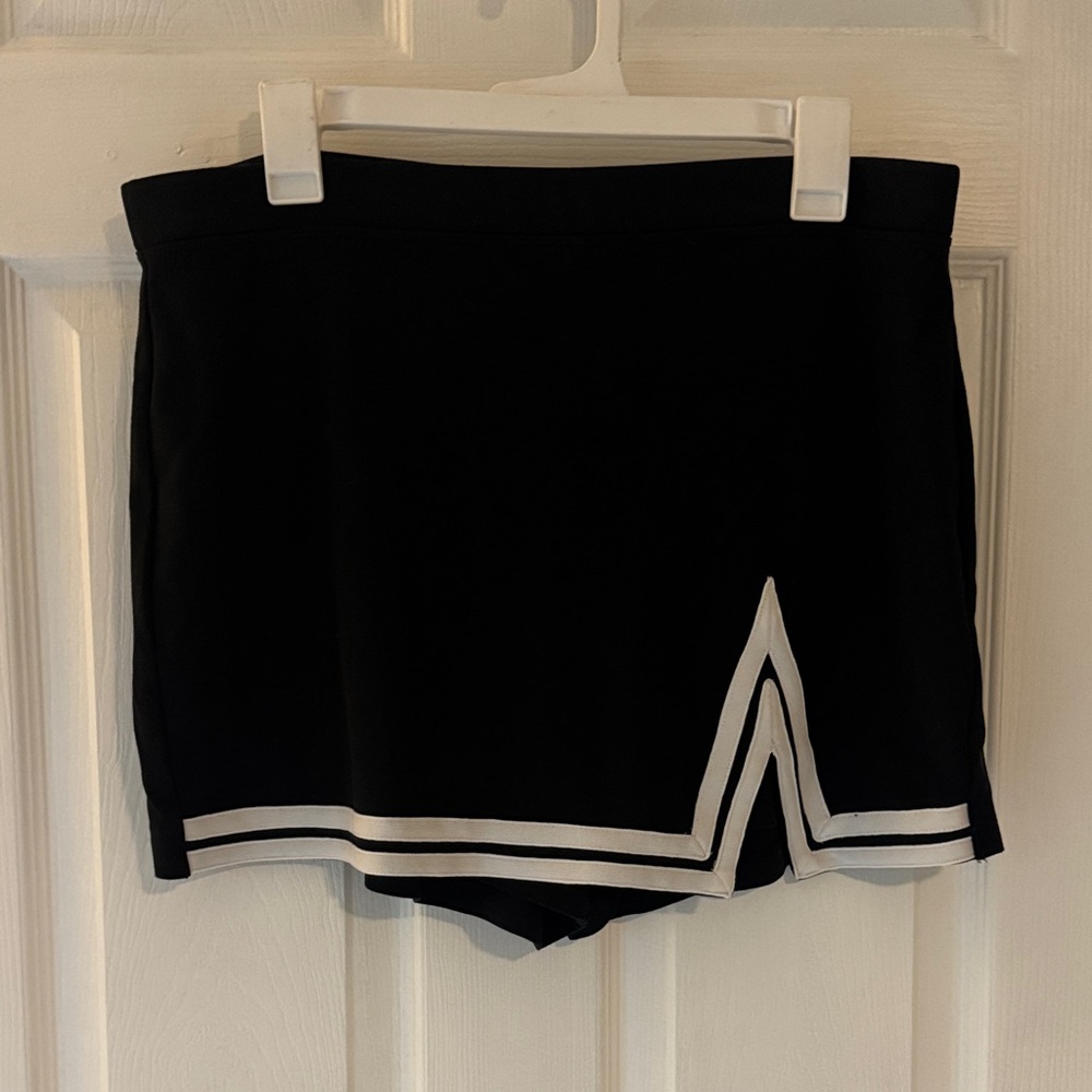 Hollister Black Skort with White Accents